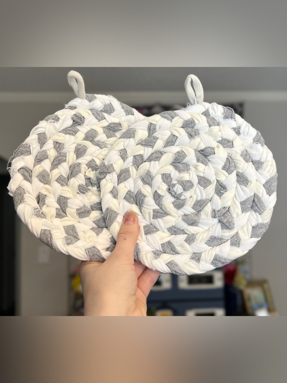 Braided Trivet Potholder Set of Two